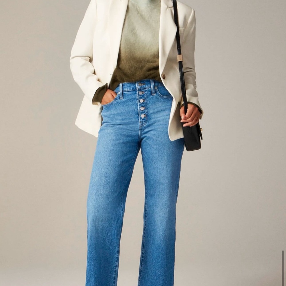J. Crew Blue Slim Leg Flare Jeans